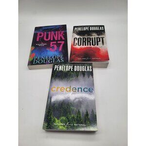 Penelope Douglas Lot of 3 Paperback Books Credence Corrupt Punk 57